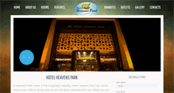 Desktop Screenshot of hotelheavenspark.com