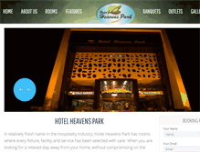 Tablet Screenshot of hotelheavenspark.com